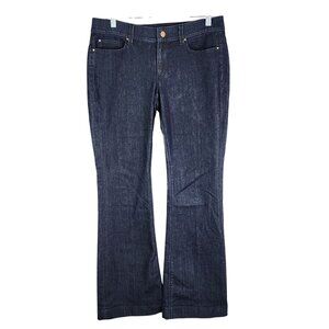 Womens Ann Taylor Modern Fit Blue Denim Jeans Hi Rise Size 8